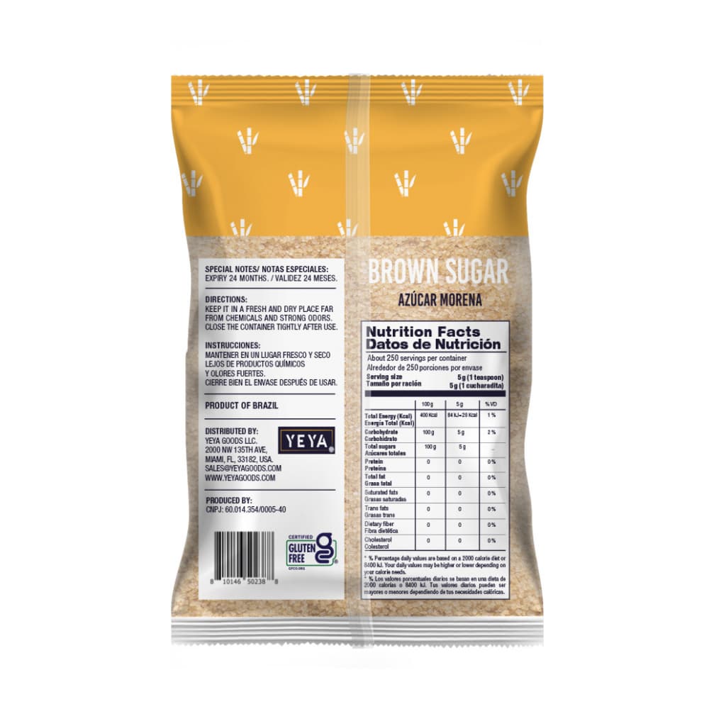 Azúcar morena YEYA (1 kg / 2.2 lb) - 2