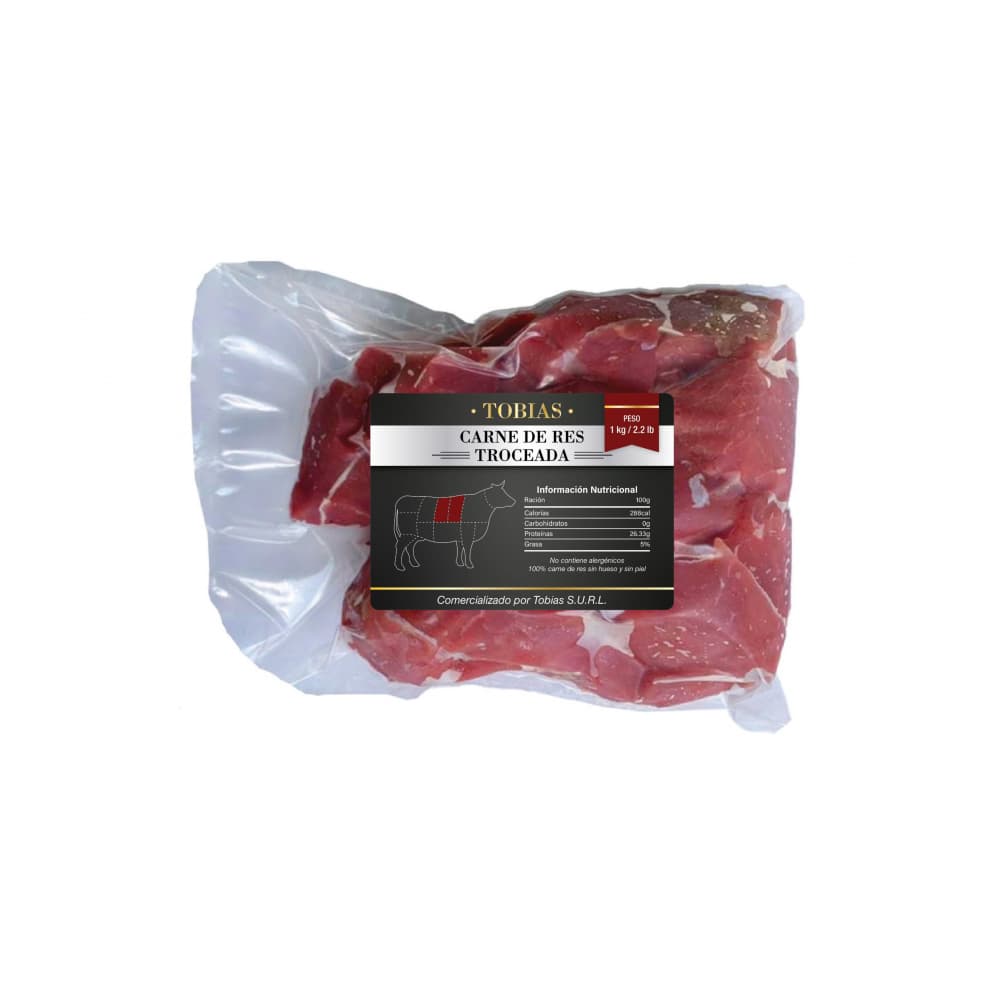 Carne de res troceada (1 kg / 2.2 lb) - 3
