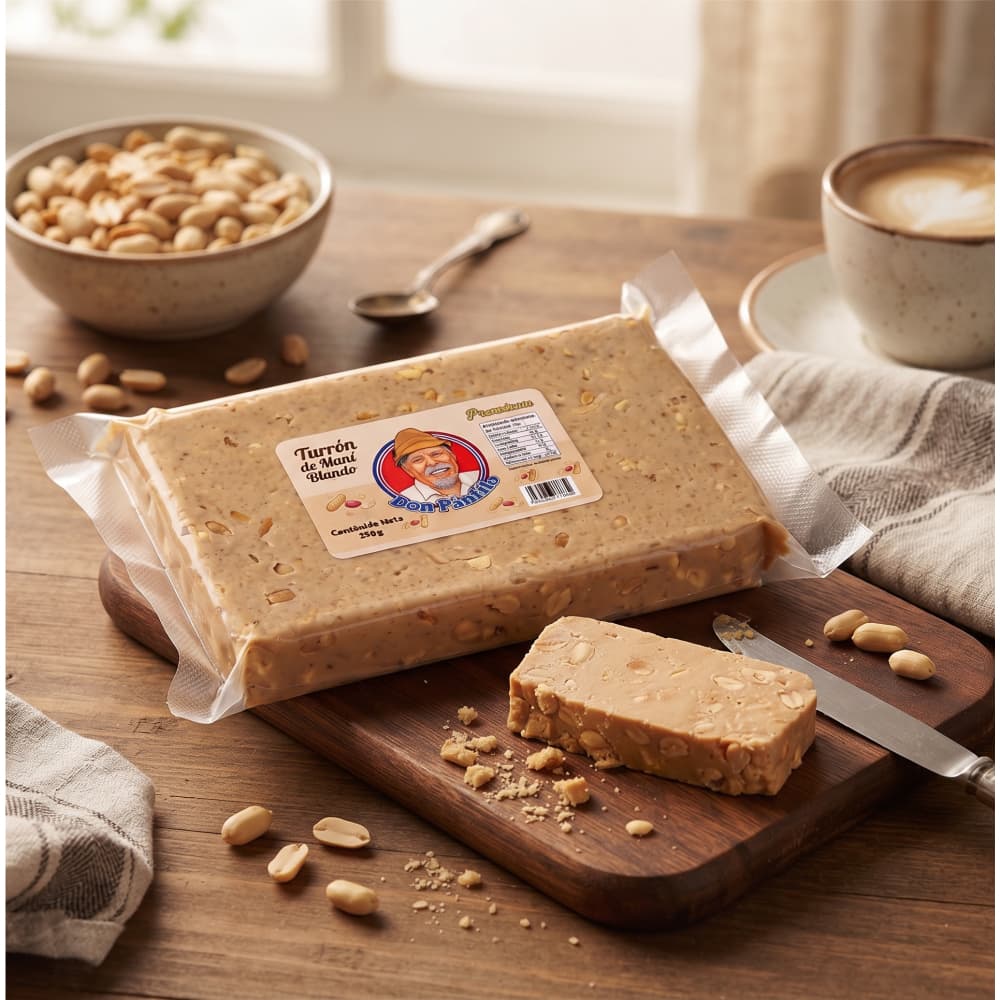 Turrón de maní blando premium Don Pánfilo (250 g / 8.8 oz) - 4