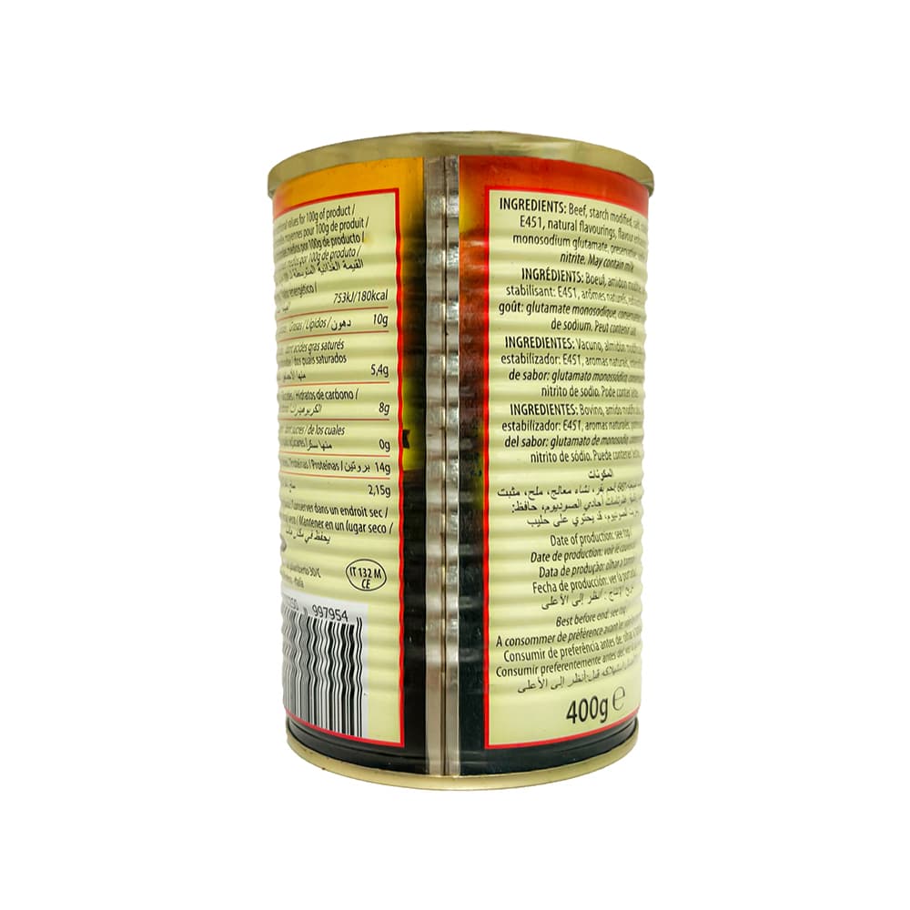Carne de res enlatada tipo spam Texana (400 g / 14.11 oz) - 3