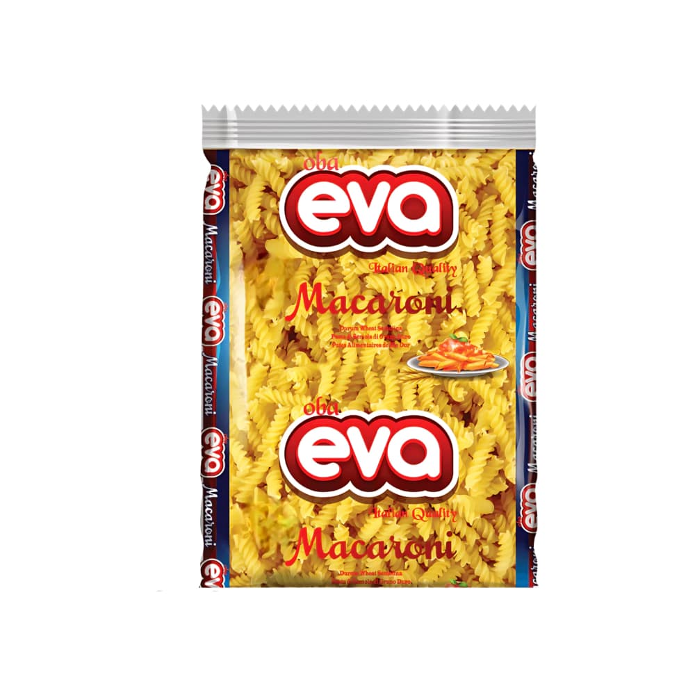 Macarrones en espiral Oba Eva (500 g / 1.10 lb)