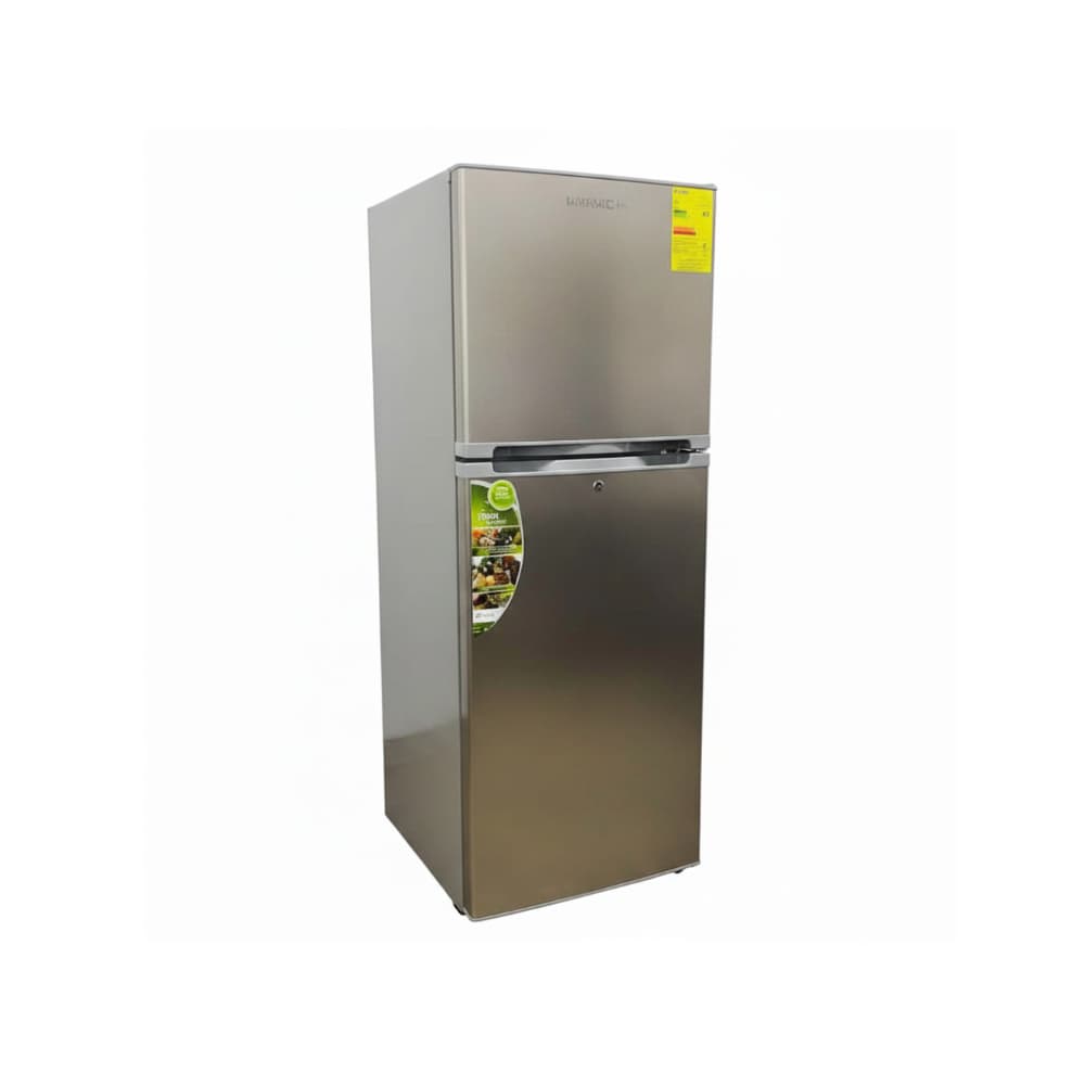 Refrigerador de refrigeración seca de 9.1 pies³ color gris Milexus ML-RF-9.1CUFT-INOX