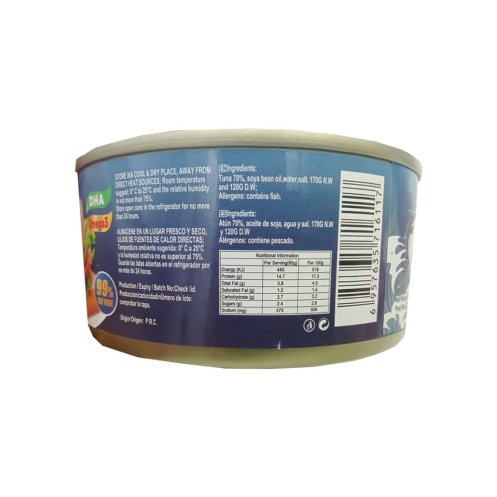 Atún lomitos en aceite Lucy (170 g / 5.99 oz) - 4
