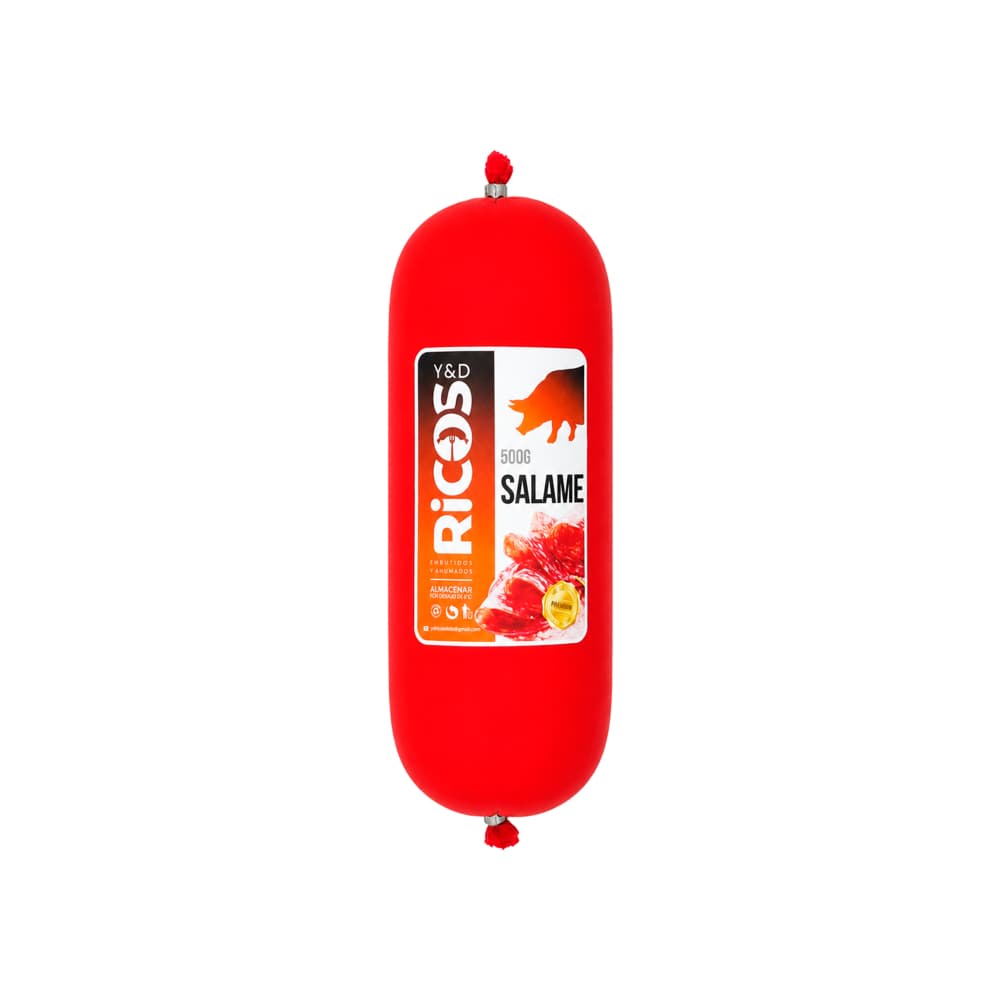 Salame de cerdo Tradicional Y&D Ricos (500 g / 1.1 lb)