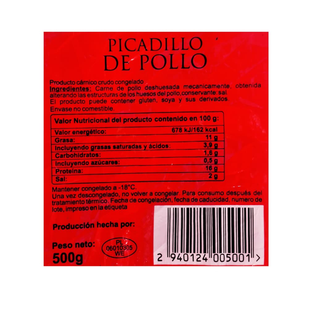 Picadillo de pollo Polskamp (500 g / 1.1 lb) - 2