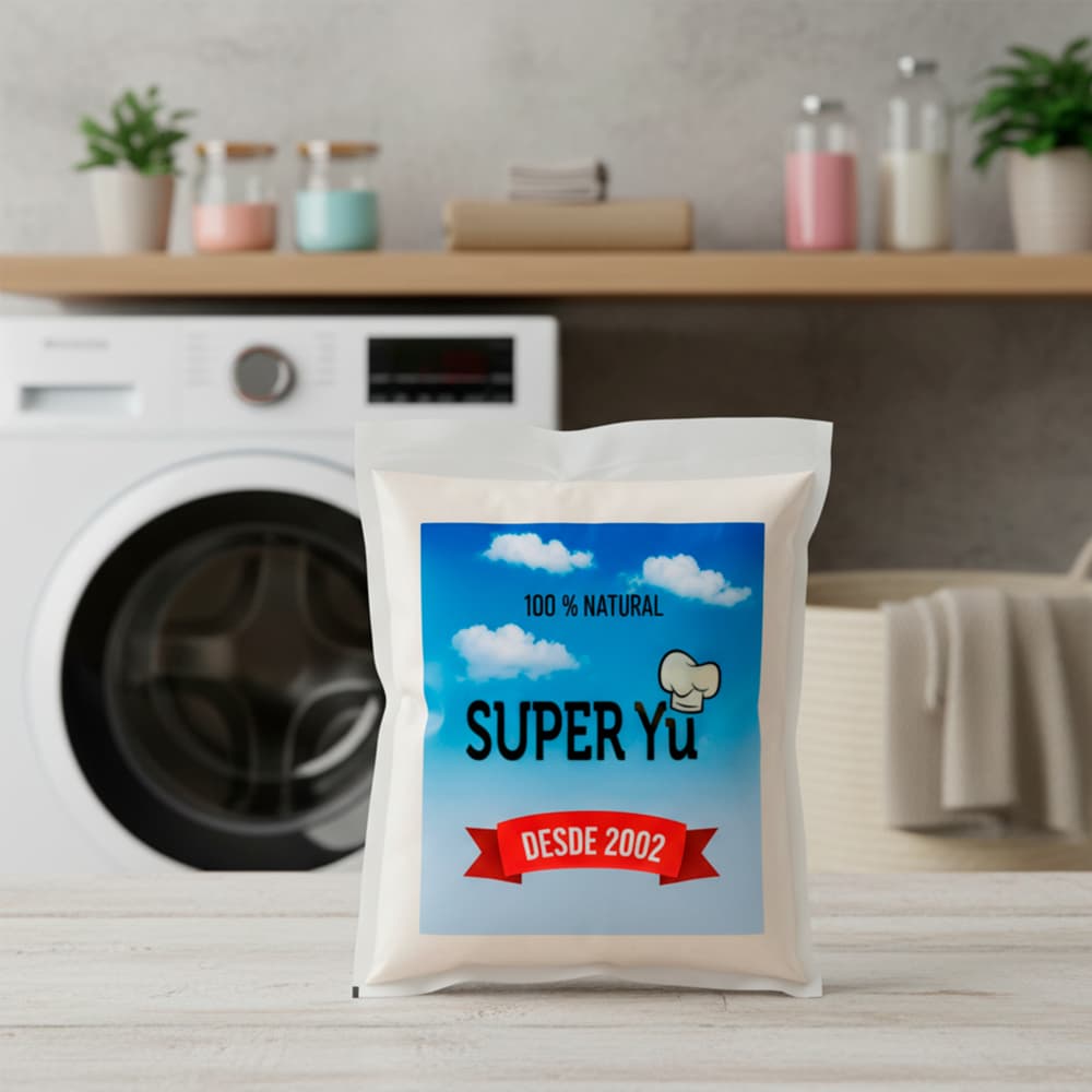 Detergente en polvo con aroma a flores Super Yu (1 kg / 2.2 lb) - 2