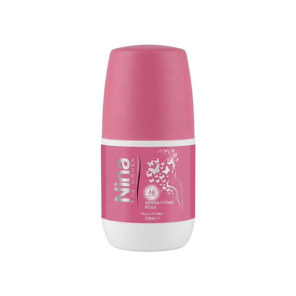 Desodorante roll on para mujer rosa sensacional Nina (50 ml)