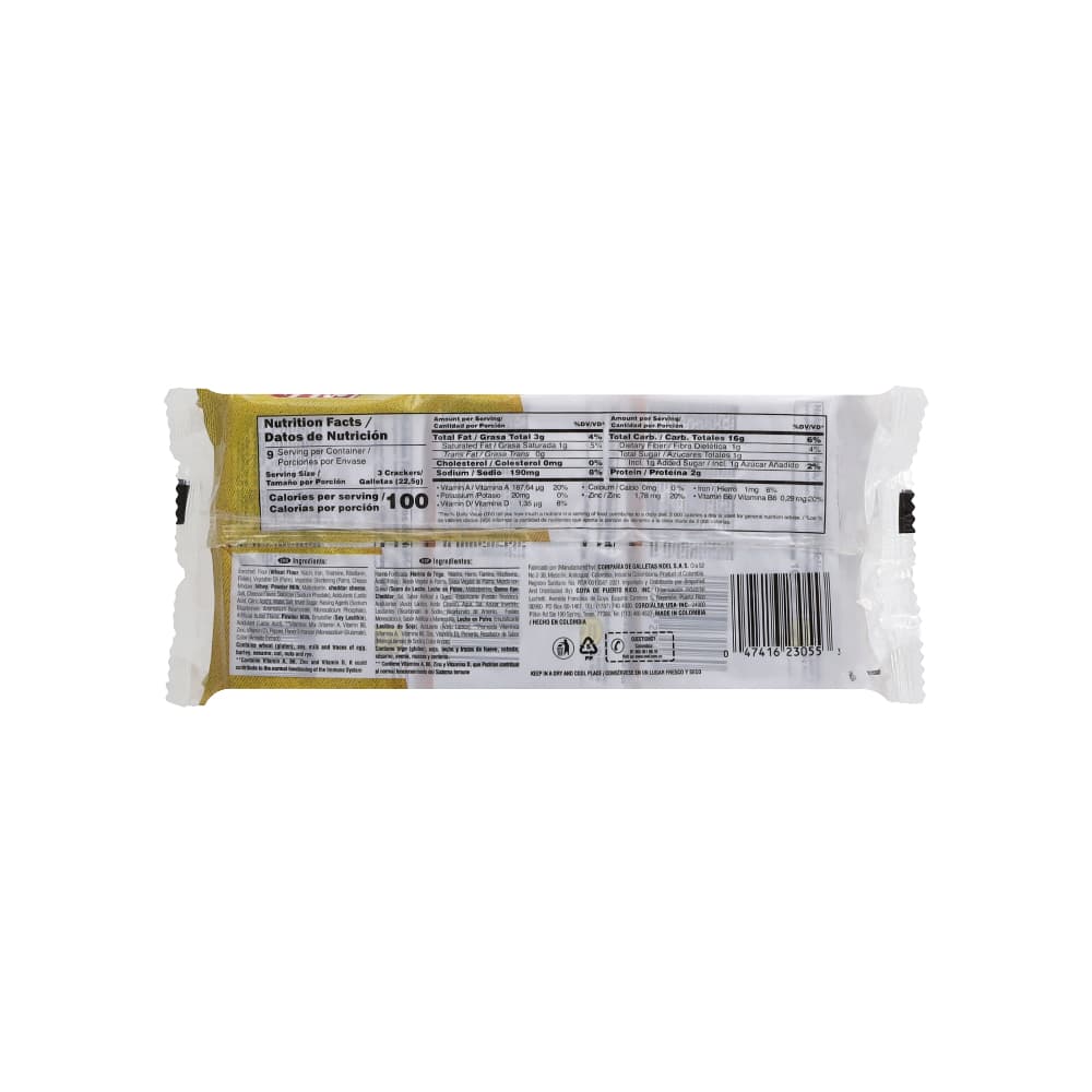 Galletas saladas queso y mantequilla Dux (9 x 22.5 g) - 2