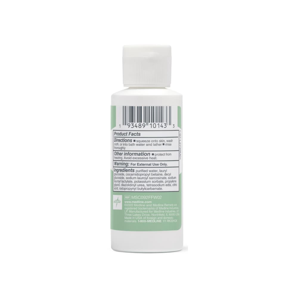 Champú y gel de ducha sin perfume para bebé Medline Remedy (59 ml / 2 fl oz) - 2