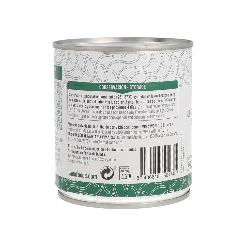 Leche condensada azucarada Vima Foods (390 g / 13.8 oz) - 3