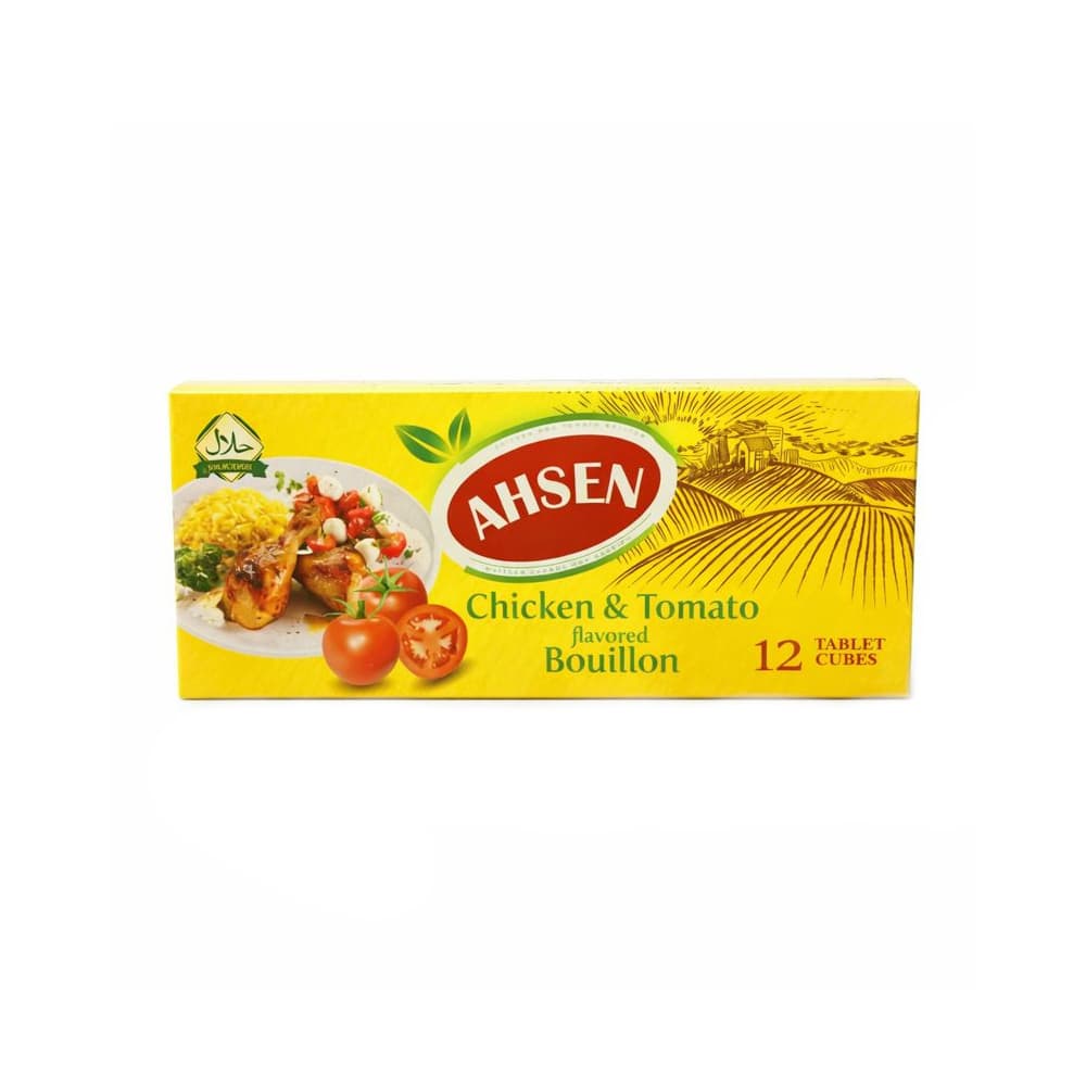 Cuadrito de pollo con tomate Ahsen (12 x 10 g)
