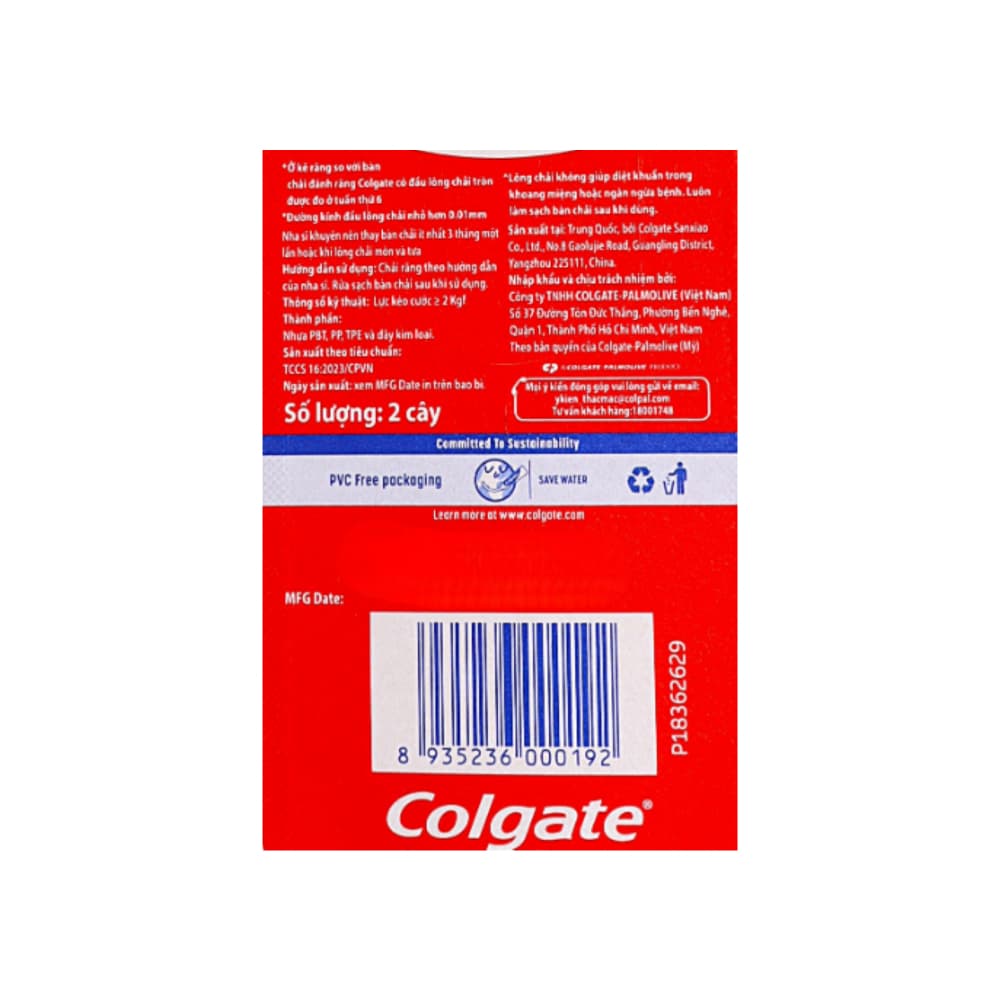 Cepillo de dientes con cerdas suaves de carbón Colgate (2 U) - 5