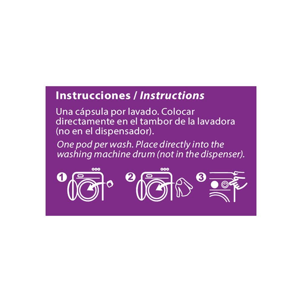 Cápsulas de detergente para lavar con aroma rosa y lavanda YEYA (300 g / 11 oz) - 2