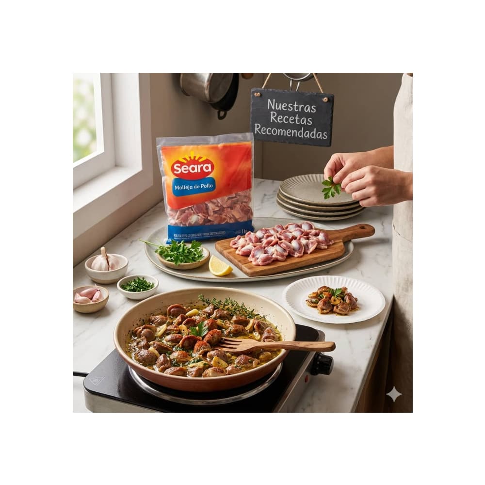 Mollejas de pollo congeladas Seara (1 kg / 2.2 lb) - 3