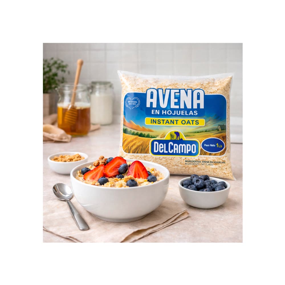 Avena en hojuelas Del Campo (454 g / 1 lb) - 5