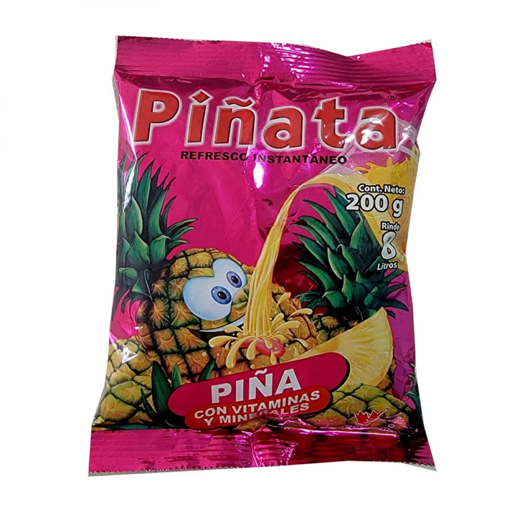 Refresco instantáneo sabor piña Piñata (200 g / 7.05 oz)