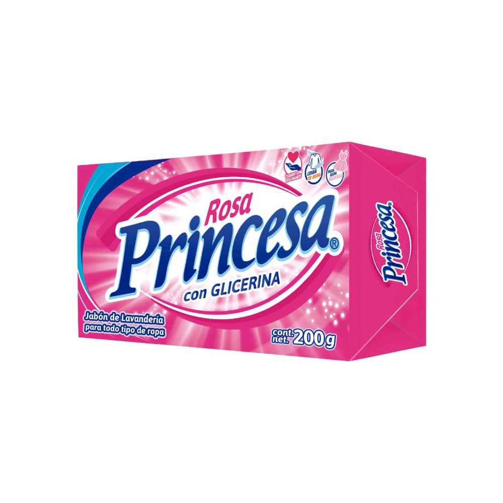 Jabón de lavar rosa Princesa (200 g / 7.05 oz) - 2