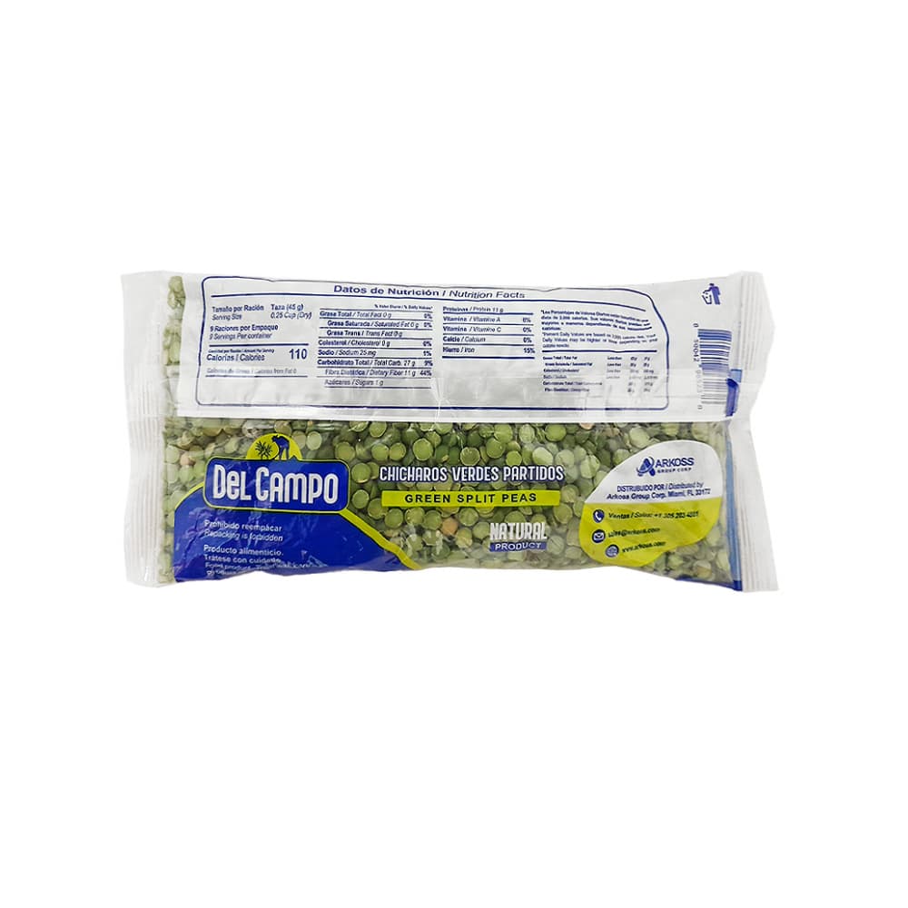 Chícharos verdes partidos Del Campo (454 g / 1 lb) - 7