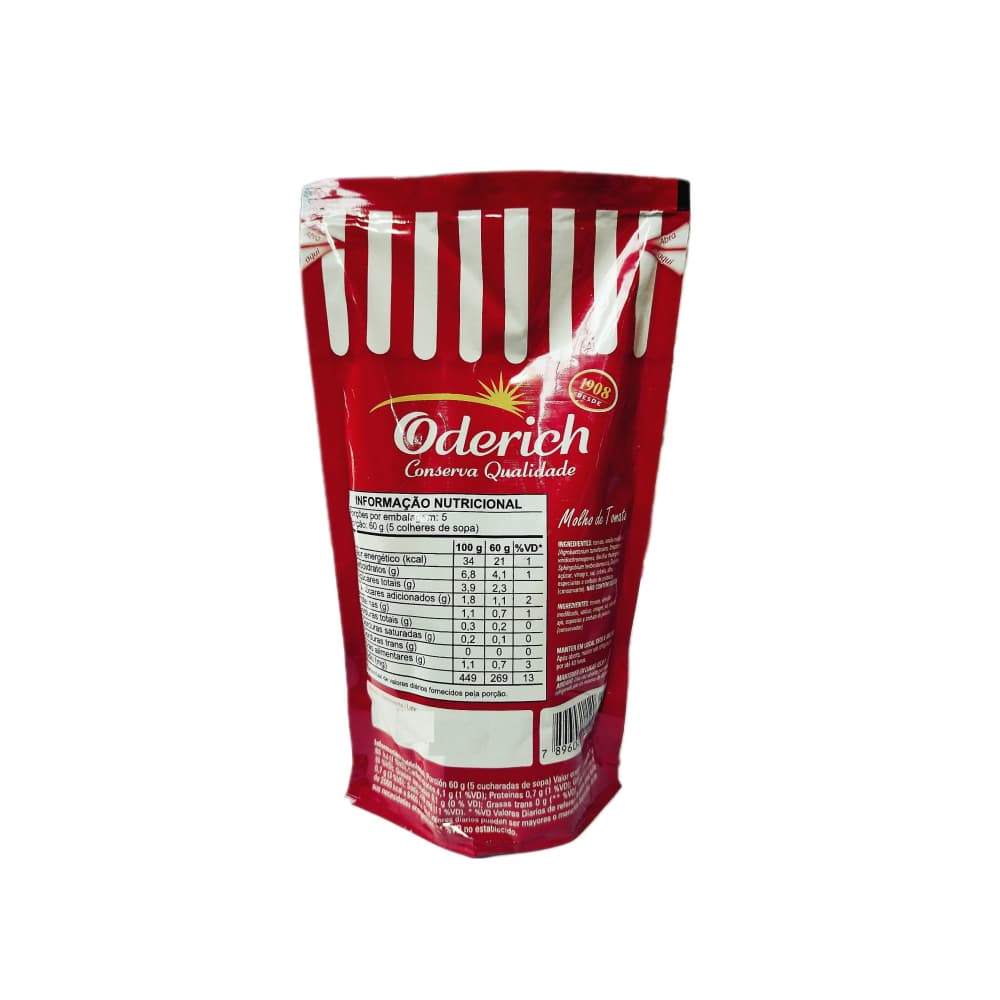 Salsa de tomate tradicional Oderich (300 g / 10.6 oz) - 6