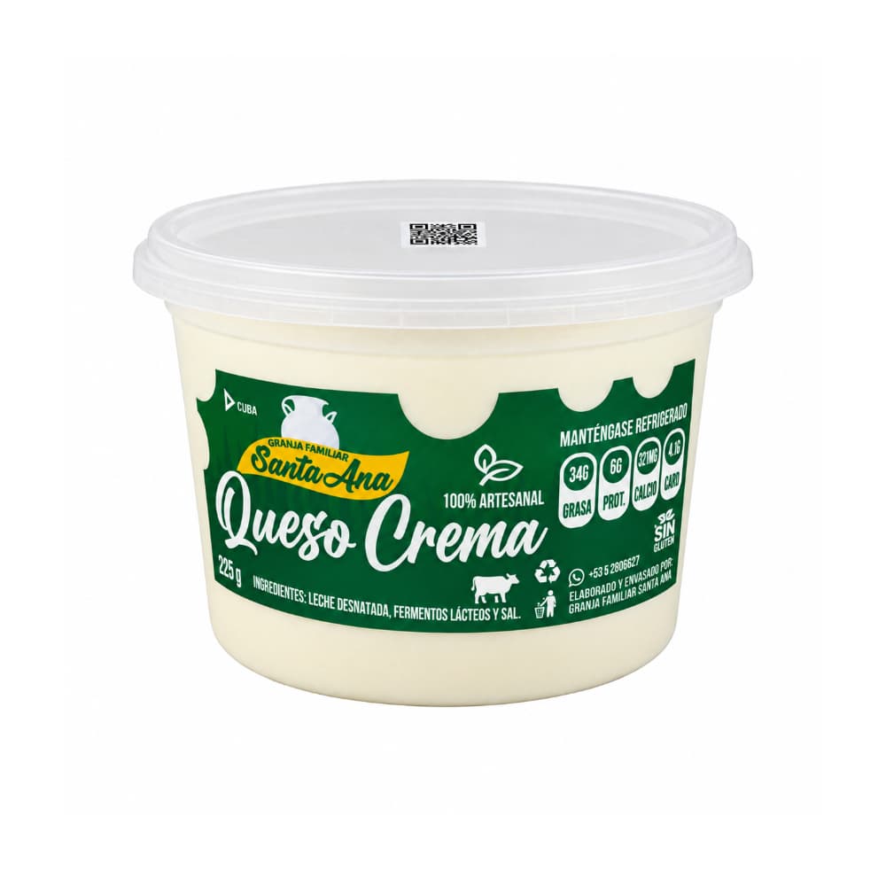 Queso crema Santa Ana (225 g / 7.9 oz)