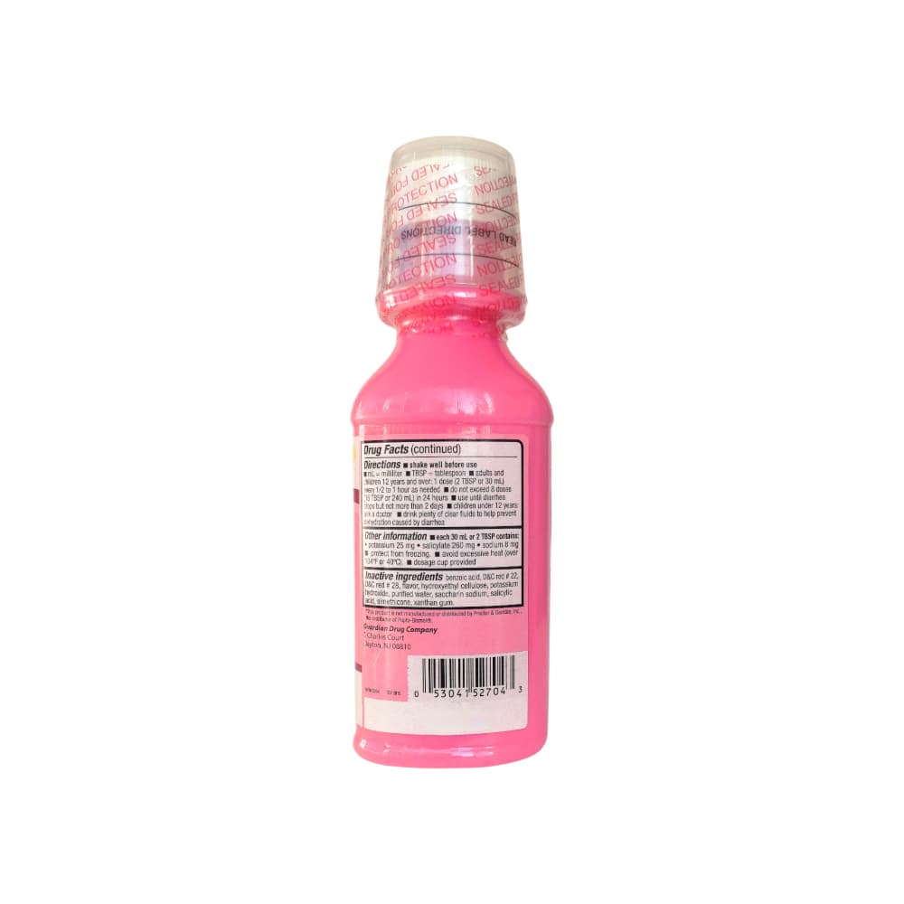 Bismuto rosa líquido 525 mg/30 ml fuerza regular Guardian (236 ml / 8 fl oz) - 3