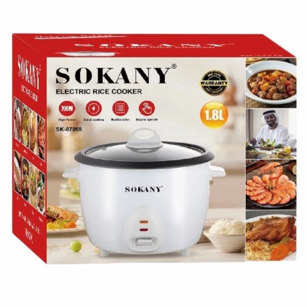 Olla arrocera eléctrica 1.8 L Sokany SK- 07058 - 2