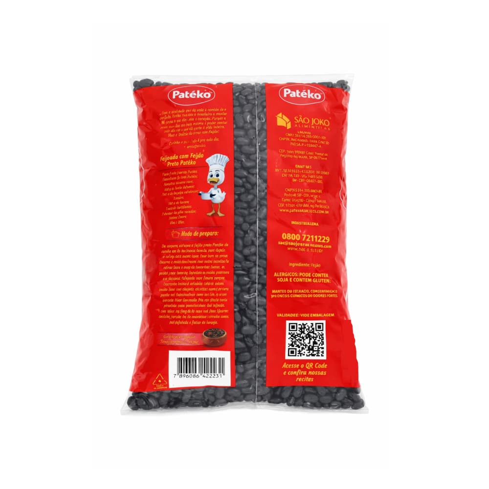 Frijoles negros Patéko (500 g / 1.1 lb) - 2