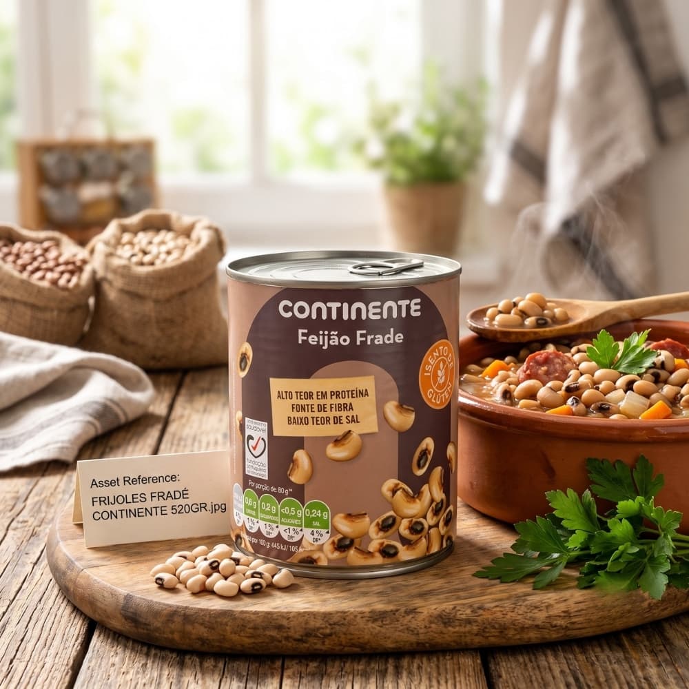 Judías carilla cocidas Continente (830 g / 1.83 lb) - 3