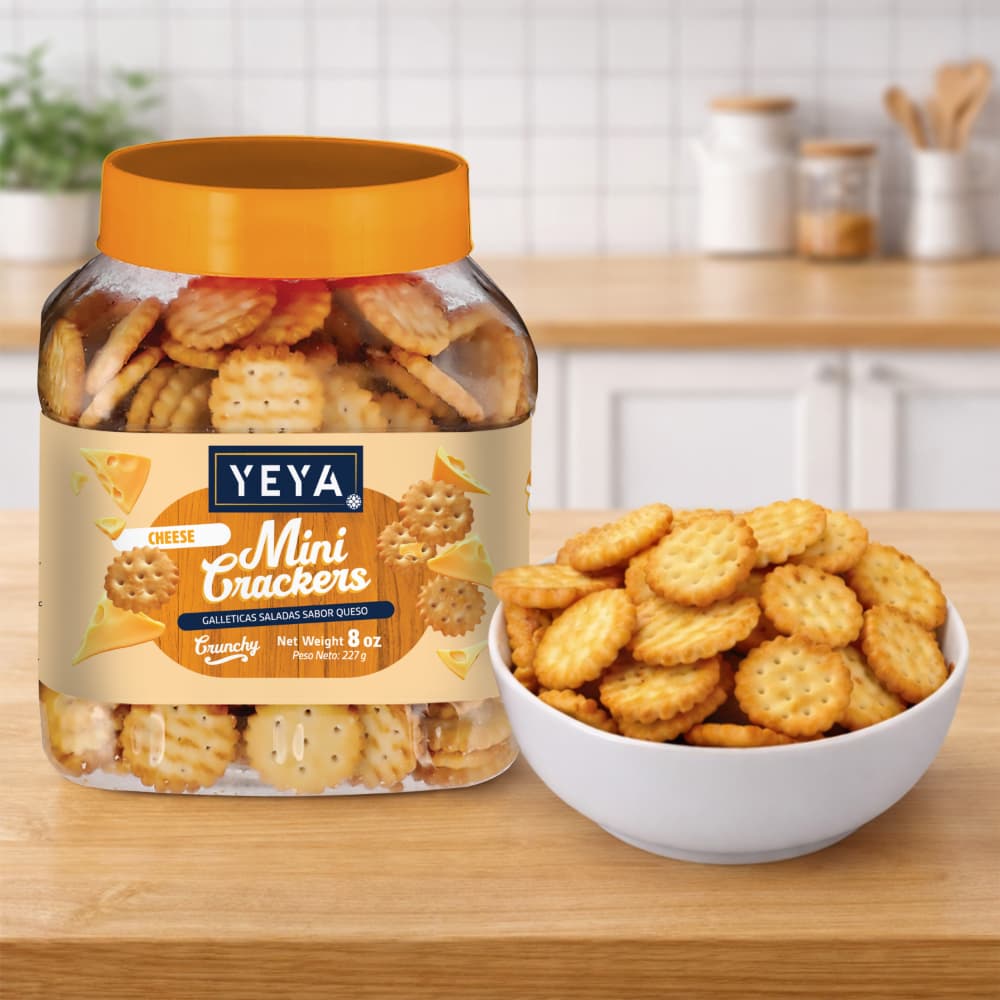 Galleticas saladas sabor queso YEYA (227 g / 8 oz) - 4