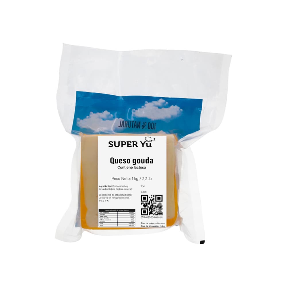 Queso gouda Super Yu (1 kg / 2.2 lb) - 3