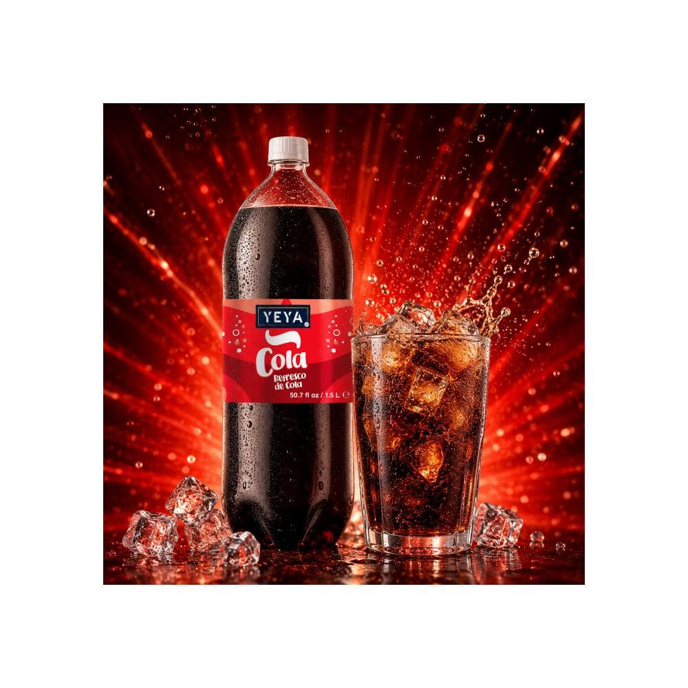 Refresco gaseado de cola YEYA (1.5 L / 50.7 fl oz) - 4