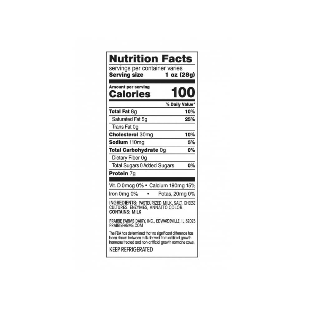 Queso Gouda Prairie Farms (2.7 kg / 5.95 lb) - 2
