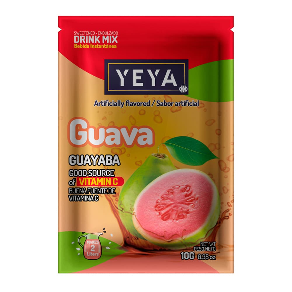 Refresco instantáneo sabor guayaba YEYA (10 g)